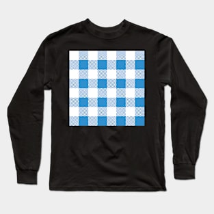 Square Blue stripes Long Sleeve T-Shirt